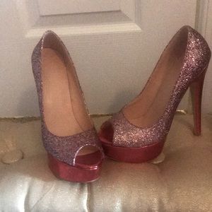 Platform heels NWOT bought in Vegas boutique
